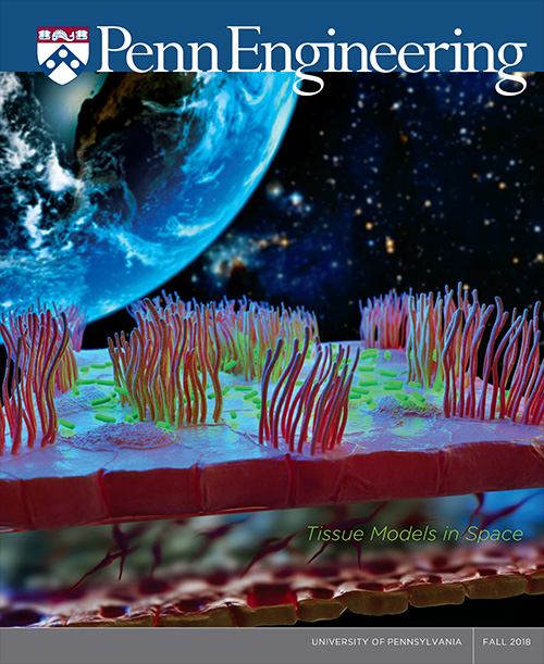 Cover of the Fall 2018 issue of Penn Engineering Magazine