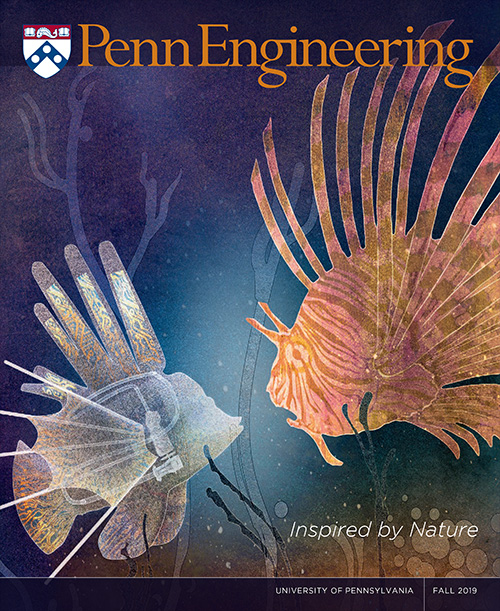 Cover of the Fall 2019 issue of Penn Engineering Magazine