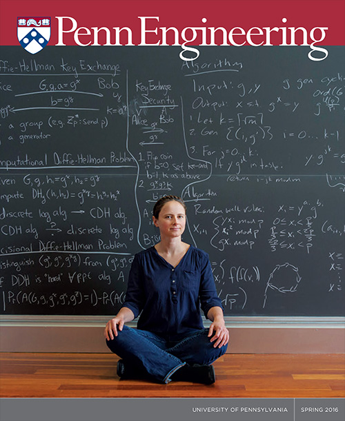 Cover of the Spring 2016 issue of Penn Engineering Magazine