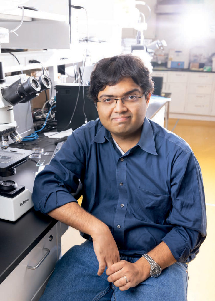 Deep Jariwala in his lab.