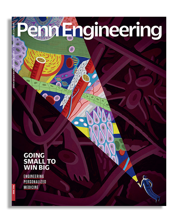 Cover of the Fall 2022 issue of Penn Engineering magazine